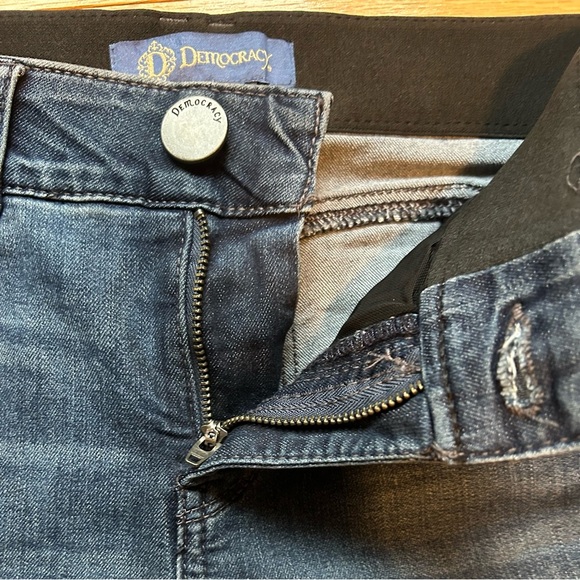 Democracy Women's 6 AbSolution Skinny Ankle Jeans Dark Wash Modern Casual Chic - Picture 5 of 9